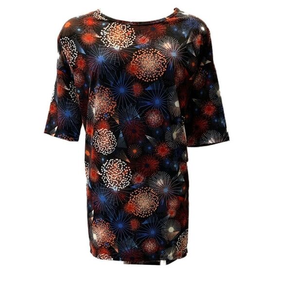$5 ADD ON ITEM NWT LULAROE Irma Fireworks tee sZ small - Picture 8 of 13